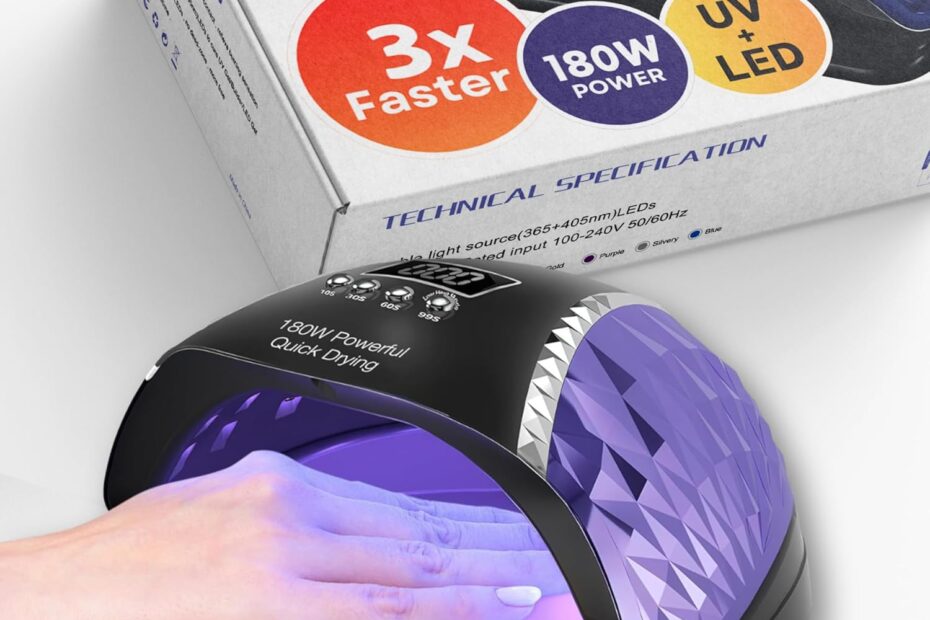 Illuminate Your Manicure: The 180W UV LED Nail Lamp Review