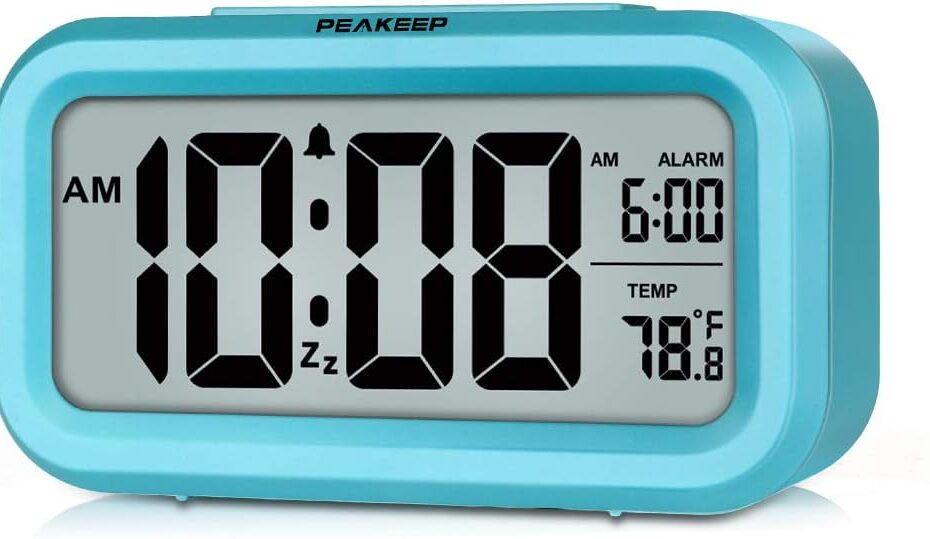 Illuminate Your Nights: Peakeep Night Light Digital Alarm Clock Review