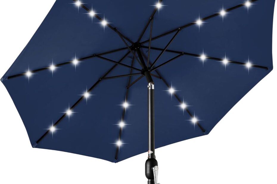 Illuminate Your Outdoors: Review of the Best Choice Products 10ft LED Patio Umbrella