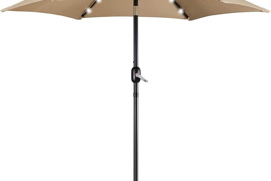 Illuminate Your Outdoors: Yaheetech 7.5FT Solar Patio Umbrella Review