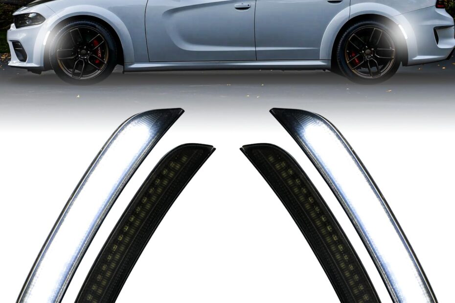 Illuminate Your Ride: Top 4PCS LED Side Marker Lights for Charger 2015-2023 Review