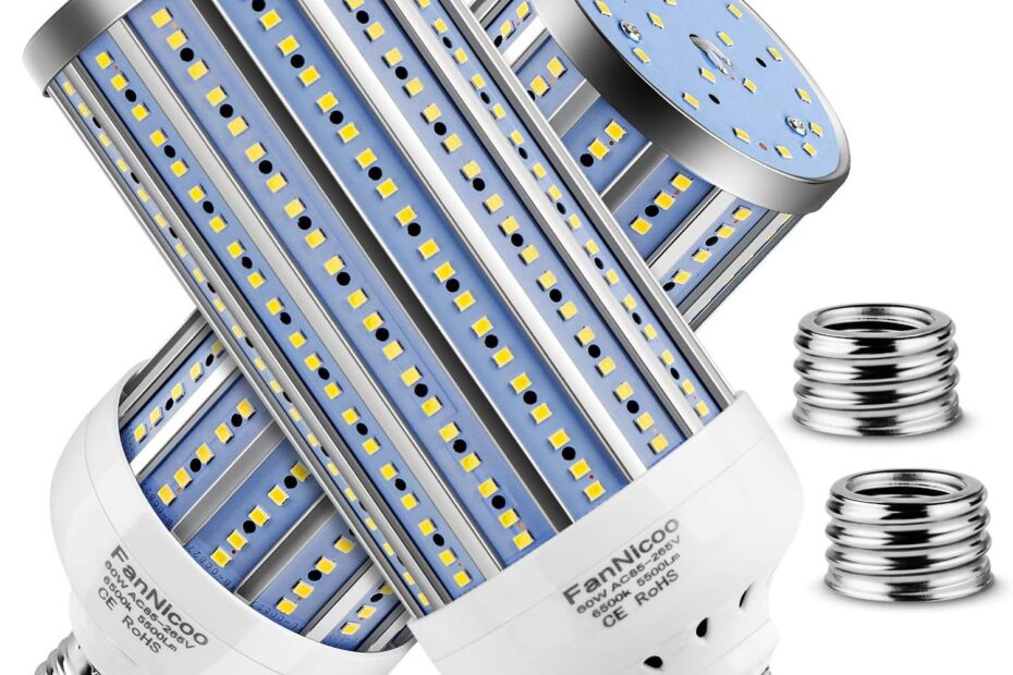 Illuminate Your Space: FanNicoo 500W Equivalent LED Corn Light Bulbs Review