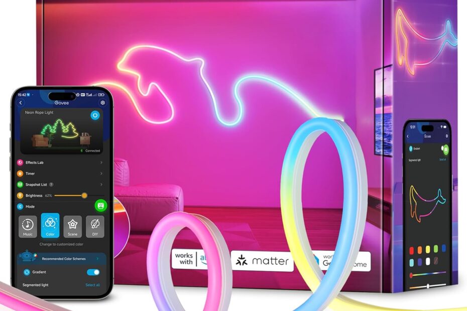 Illuminate Your Space: Govee RGBIC Neon Lights Review & Setup Guide