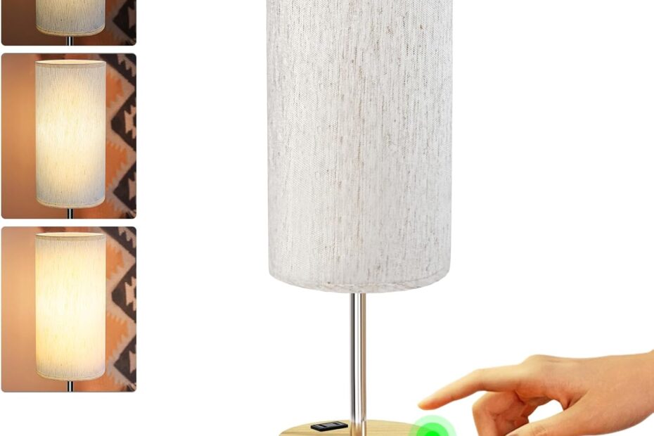 Illuminate Your Space: KPQ Touch Control Bedside Lamp Review