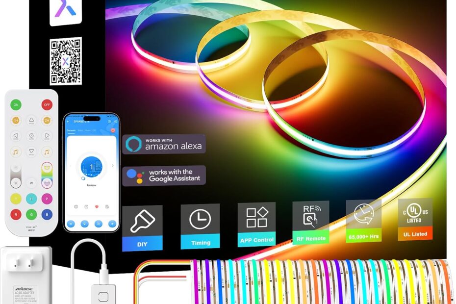 Illuminate Your Space: Review of MIWISE RGB Smart LED Strip Lights