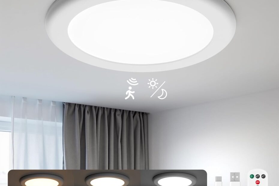 Illuminate Your Space: Review of the WooWatt Rechargeable Ceiling Light with Remote Control
