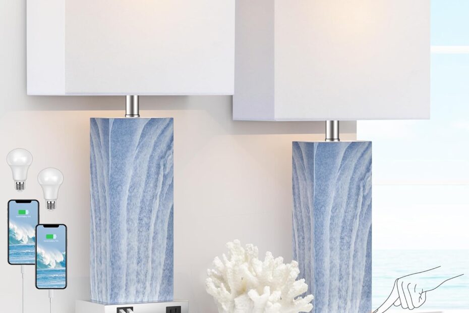 Illuminate Your Space: Review of Touch Control Table Lamps with USB Ports