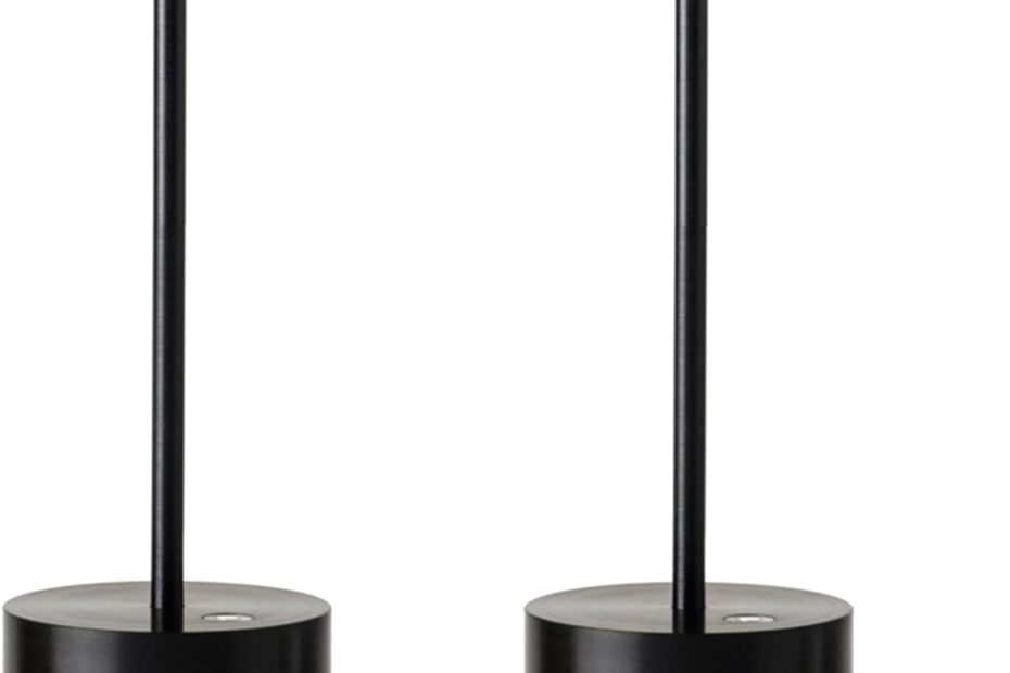 Illuminate Your Space: SAKRINGT 2 Pack Rechargeable Table Lamp Review