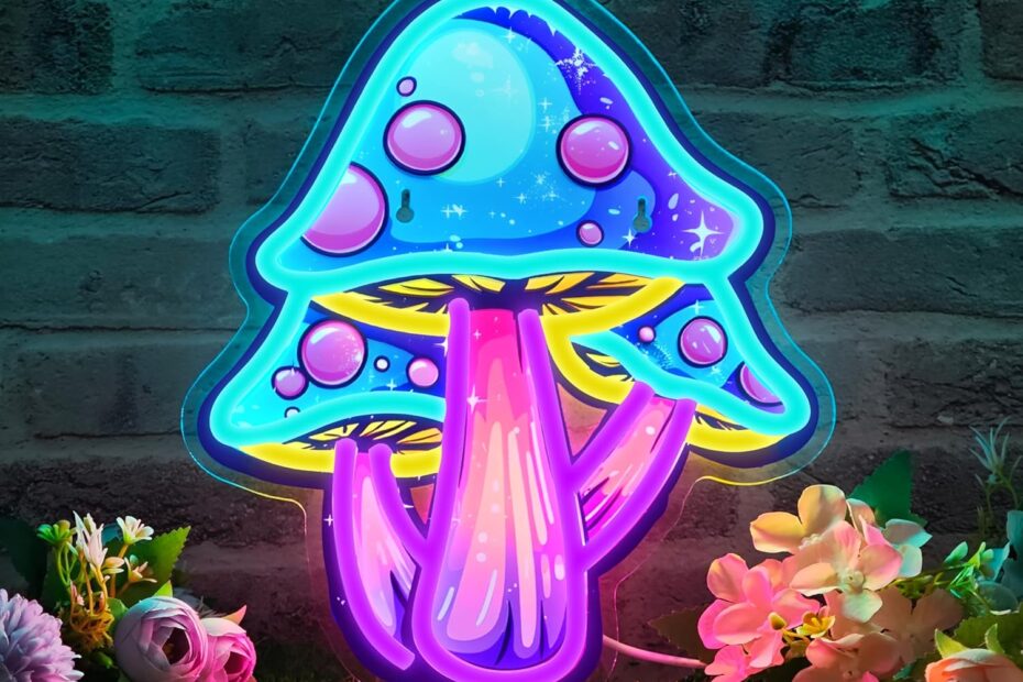 Illuminate Your Space: The Ultimate Mushroom Neon Light for Every Room!