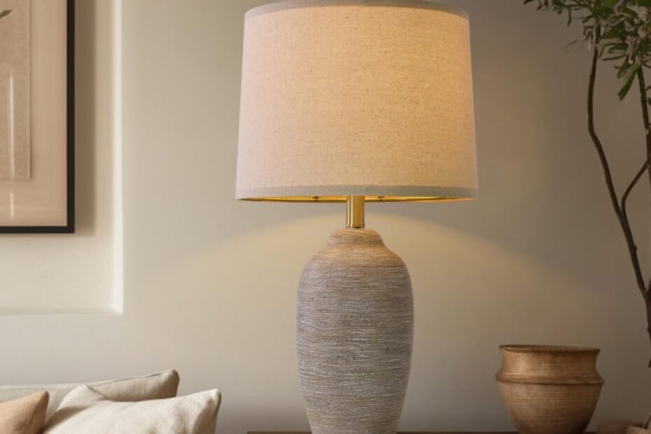 Illuminate Your Space: The Ultimate Review of the 24.5" Handcrafted Ceramic Table Lamp