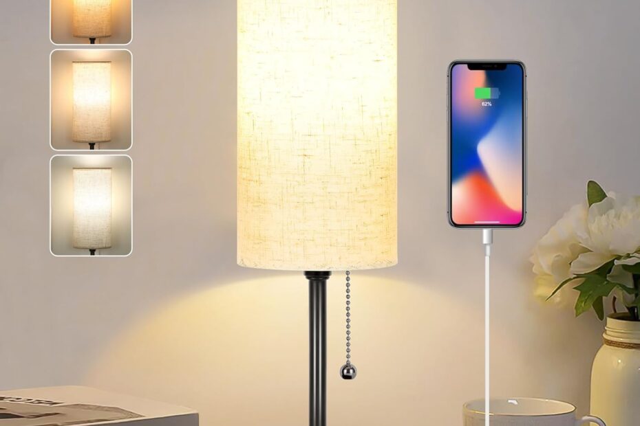 Illuminate Your Space: The Versatile 3-Color Bedside Table Lamp Review