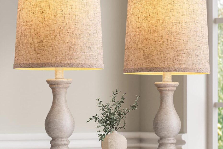 Illuminate Your Space: Top Review of the Seealle Farmhouse Table Lamps Set of 2