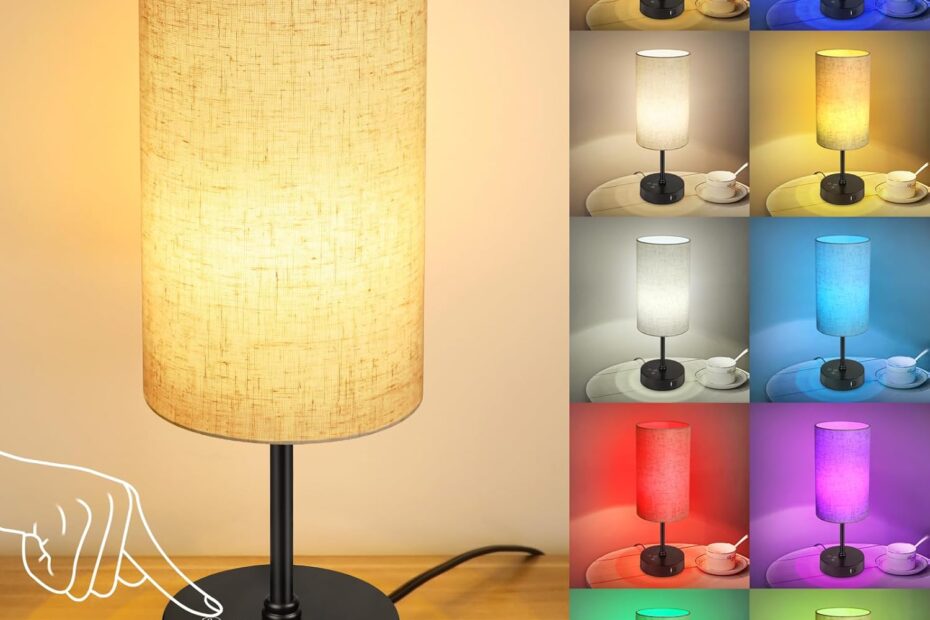Illuminate Your Space: Unicozin Table Lamp Review – Versatile Brightness & Color Options for Any Mood