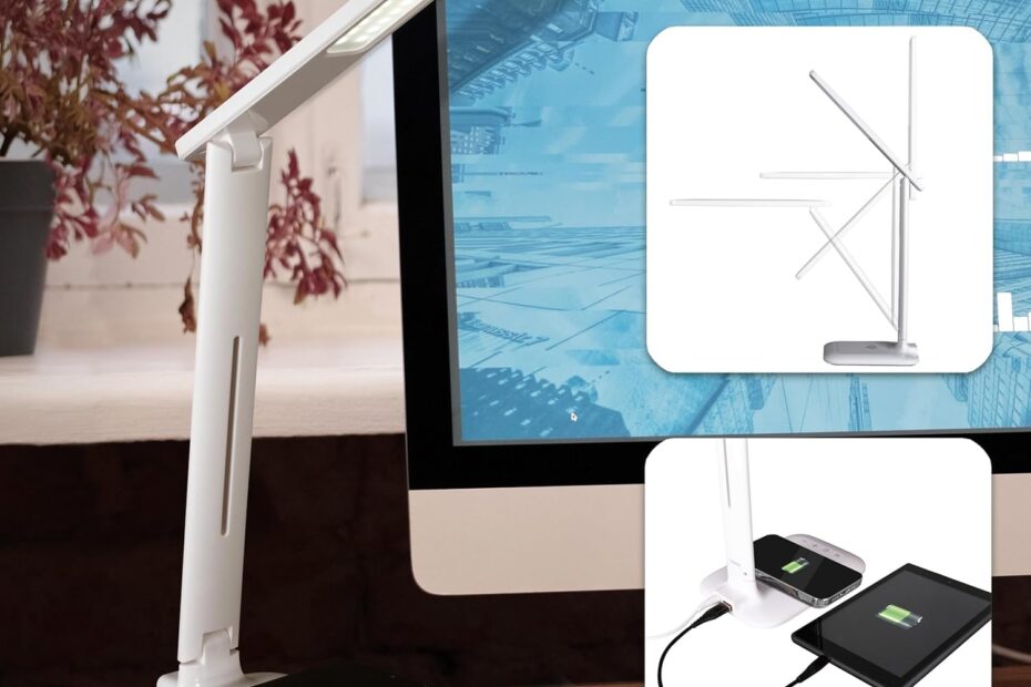 Illuminate Your Workspace: OttLite Charge Up LED Desk Lamp Review & Recommendations