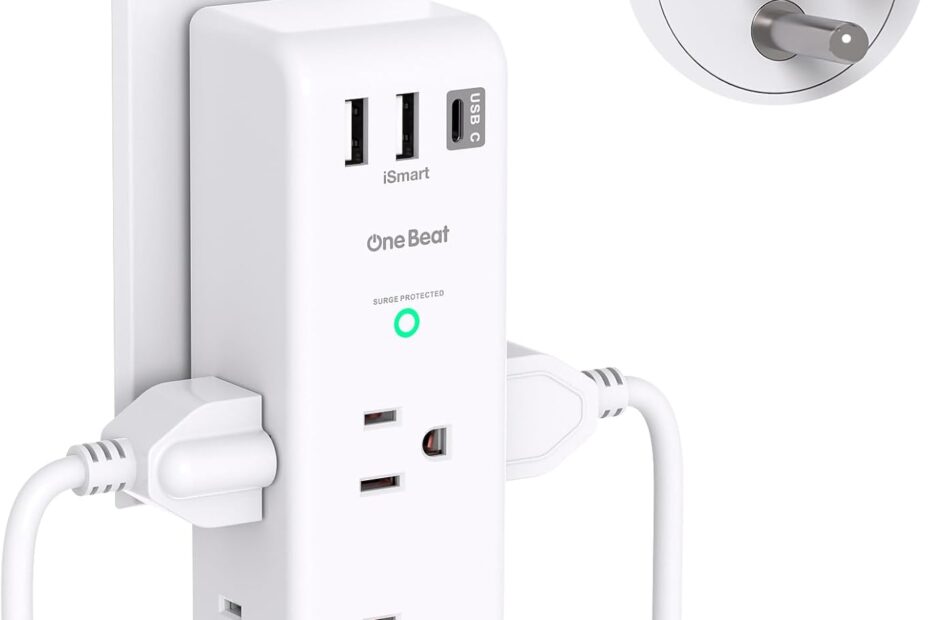 Maximize Your Power: One Beat 6-Outlet Surge Protector with USB Ports Review