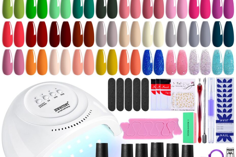 Nail Your Look: A Comprehensive Review of the JEWHITENY 45PCS Gel Nail Polish Kit!