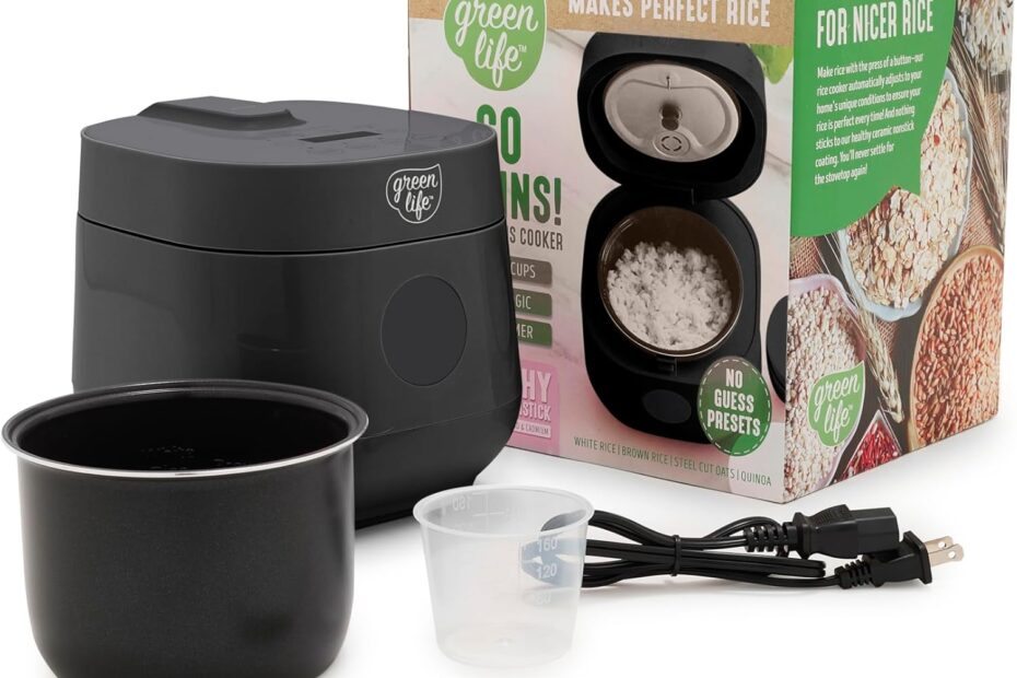 Perfect Rice Every Time: The GreenLife Digital Rice Cooker Review
