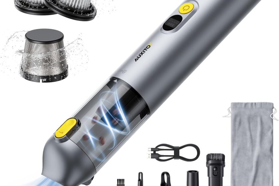 Powerful Cleaning on the Go: AUXITO 2-in-1 Handheld Car Vacuum Review