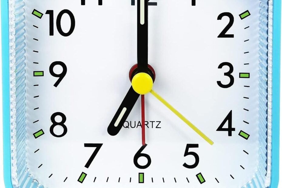 Quiet & Portable: The Perfect Travel Alarm Clock for Kids and Teens