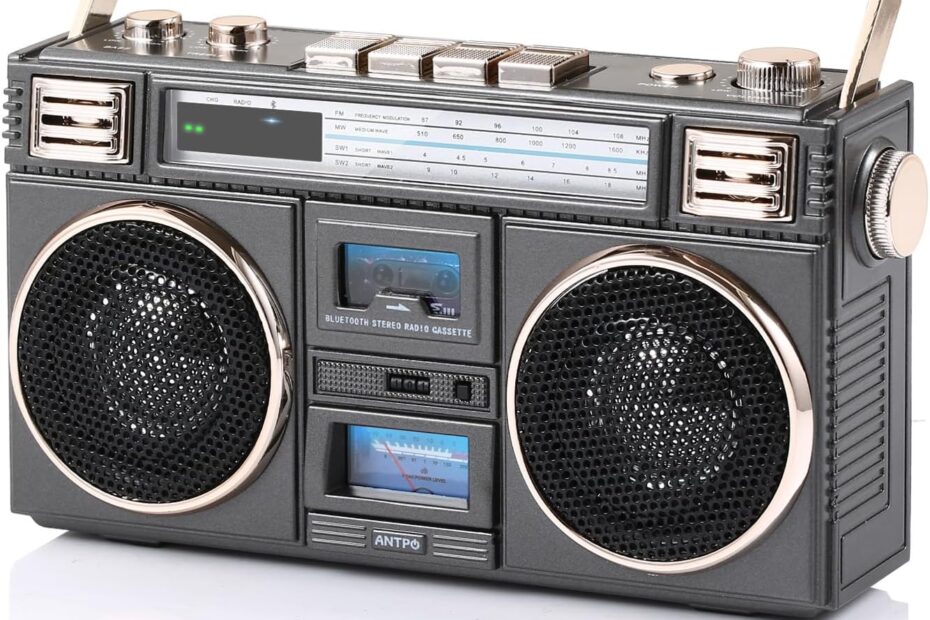 Retro Vibes: ANTPO Bluetooth Speakers Review - Perfect Fusion of Style and Sound!