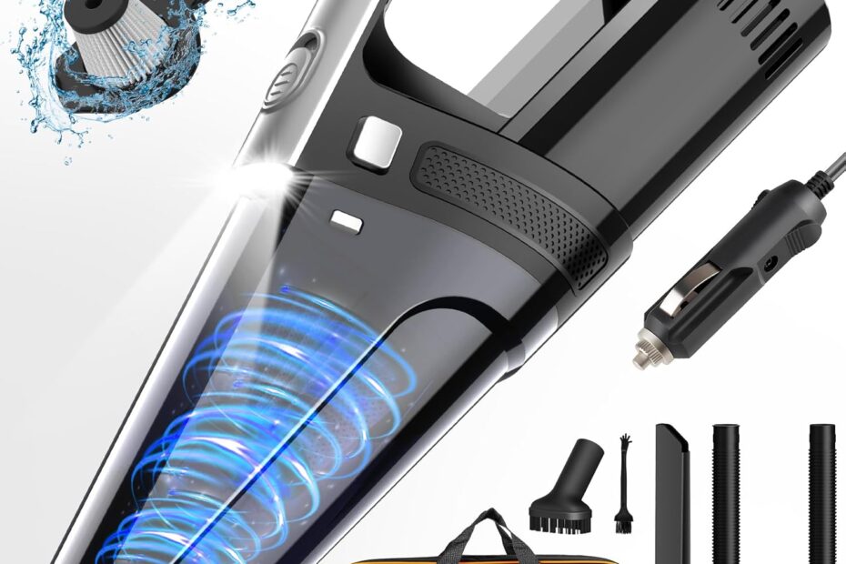 Rev Up Your Clean: The Ultimate Car Vacuum with 7000PA Power