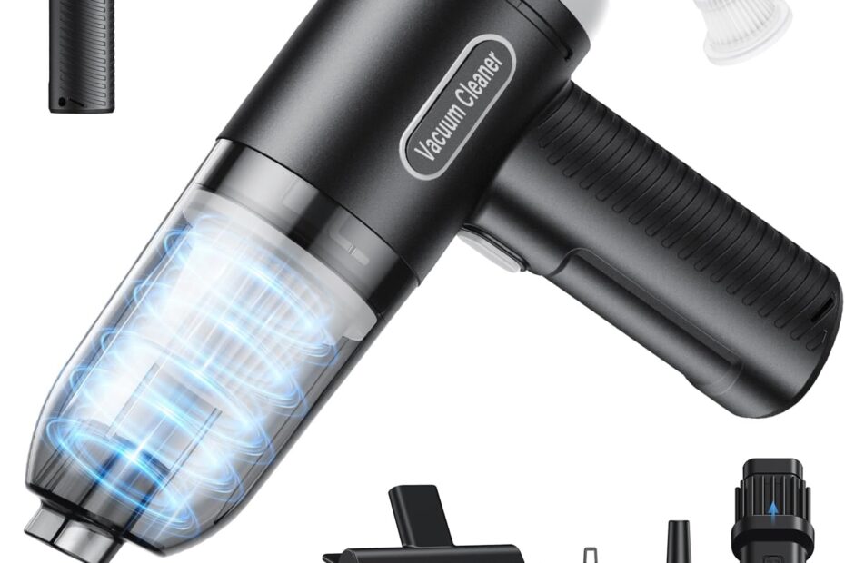 Rev Up Your Clean: The Ultimate Portability of the 16000Pa Cordless Car Vacuum!