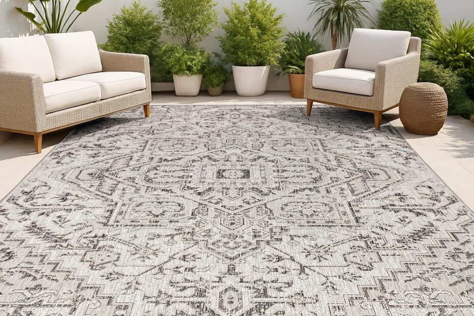 Revamp Your Space with the JONATHAN Y Boho Medallion Rug: Perfect for Indoor & Outdoor Use!
