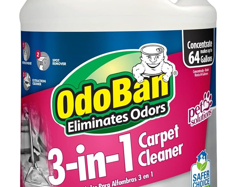 Revitalize Your Carpets: OdoBan 3-in-1 Carpet Cleaner Review