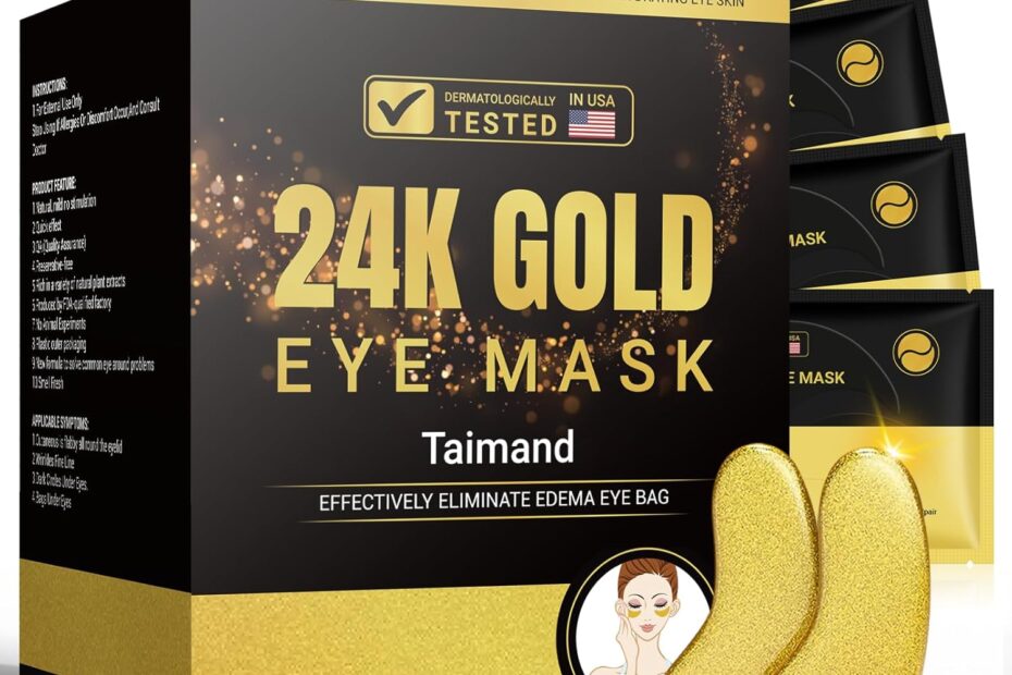 Revitalize Your Look: Top 30-Pair 24K Gold Under Eye Patches Reviewed