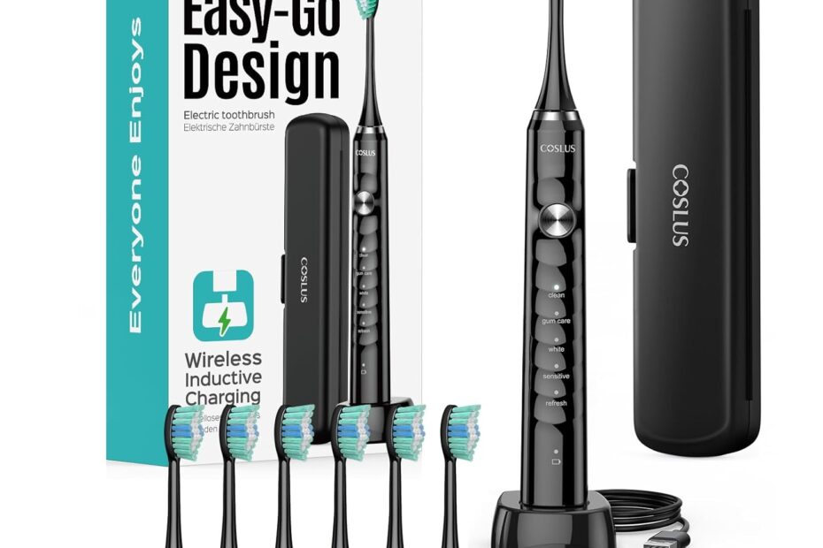 Revitalize Your Smile: COSLUS Sonic Electric Toothbrush Review