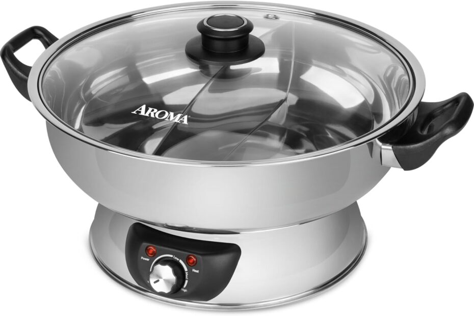 Savor the Flavor: A Review of the Aroma Housewares Dual-Sided Shabu Hot Pot & Rice Cooker