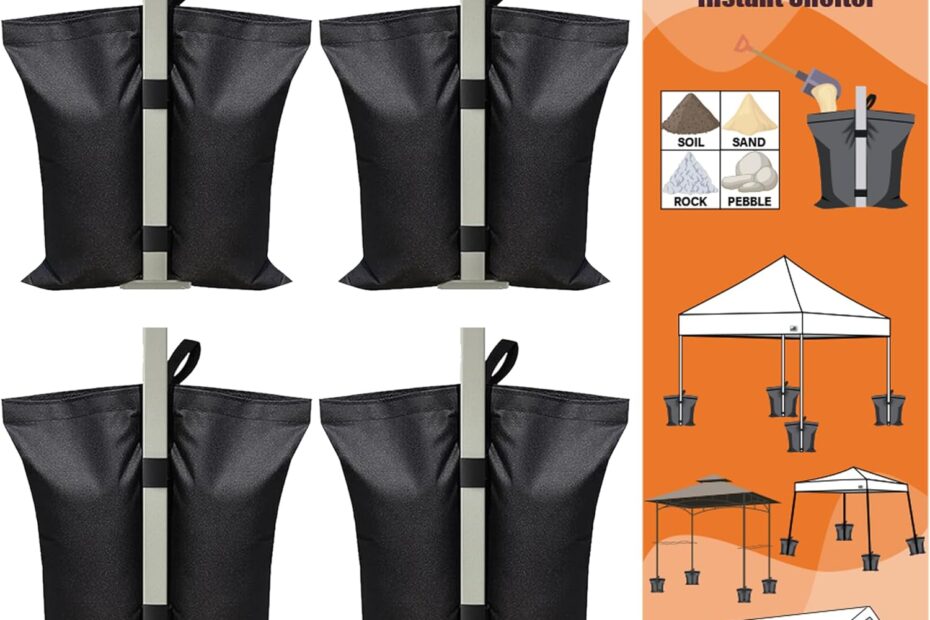 Secure Your Setup: Eurmax USA Sandbag Tent Weights Review