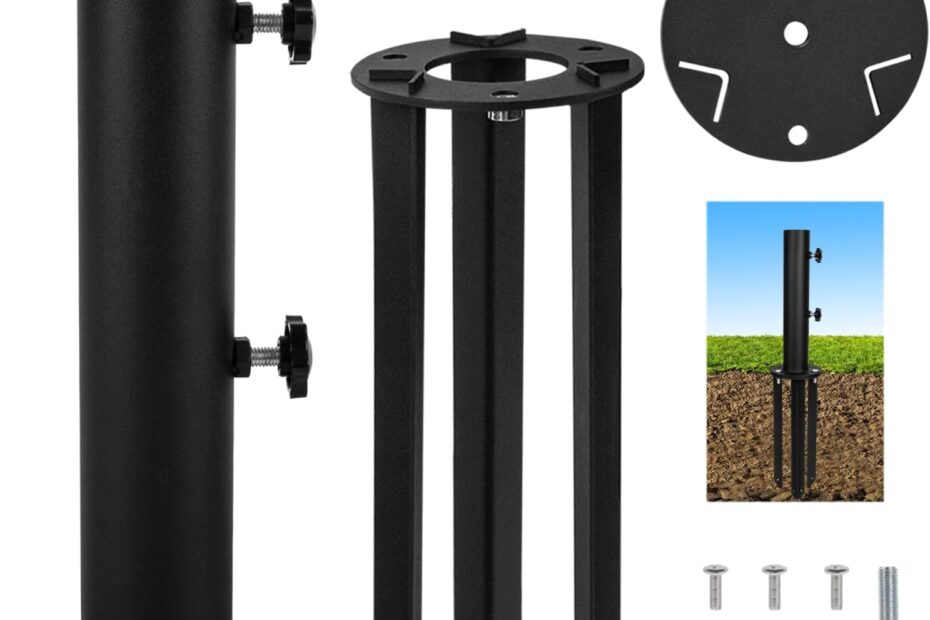 Secure Your Shade: The Ultimate In-Ground Patio Umbrella Base You Need!