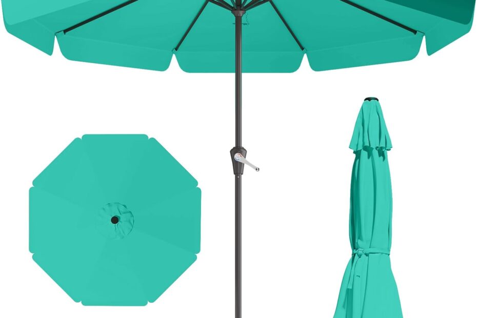 Shade in Style: A Review of the 12FT Cerulean Patio Umbrella for All Your Outdoor Needs