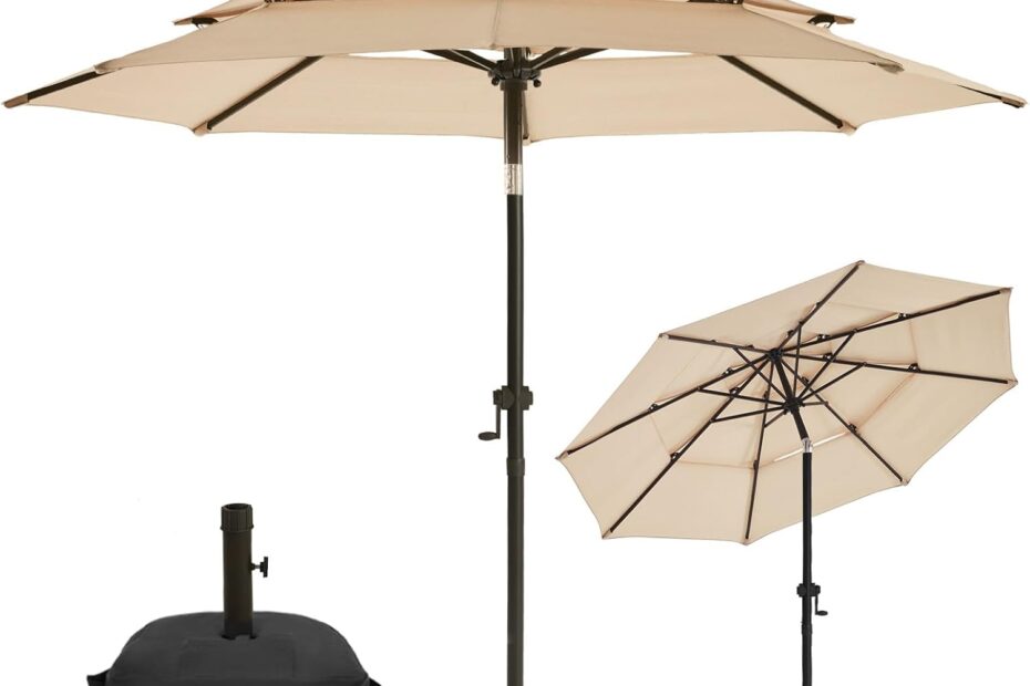 Shade in Style: Review of the wikiwiki 9FT Patio Umbrella with Base
