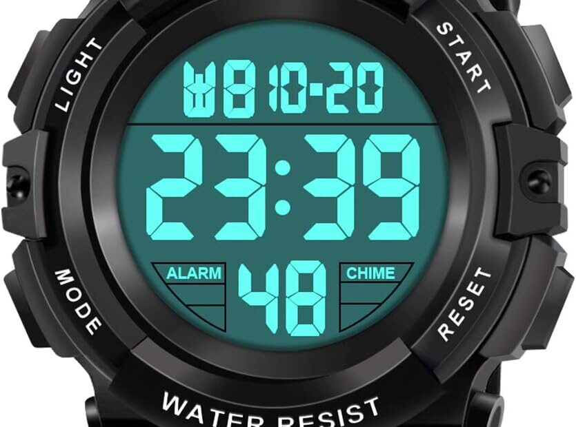 Splash into Fun: The Ultimate LED Digital Waterproof Watch for Kids