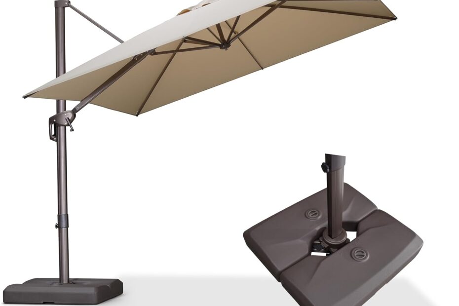 Stay Cool and Stylish: PURPLE LEAF 9' x 9' Patio Umbrella Review
