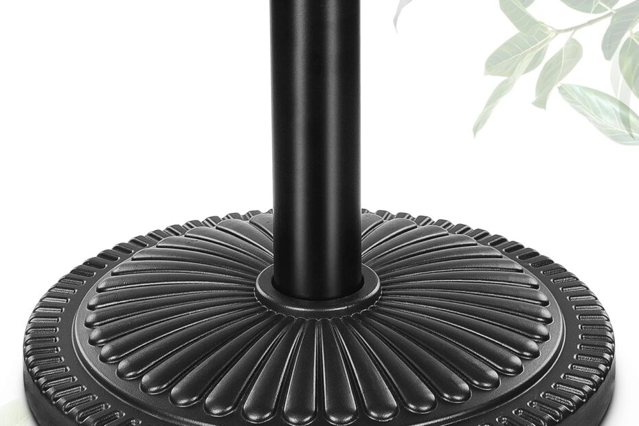 Stay Cool and Stylish: Review of the FRUITEAM 15" Patio Umbrella Base