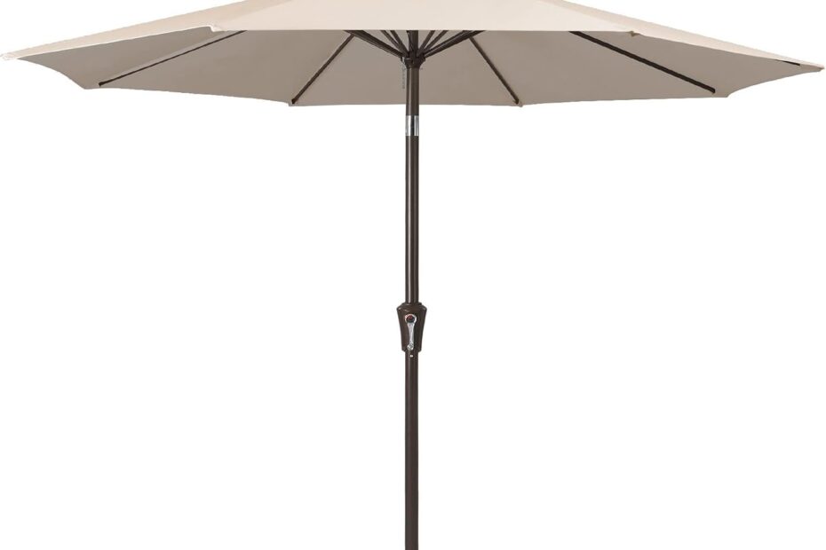 Stay Cool and Stylish: Review of the JEAREY 9FT Outdoor Patio Umbrella