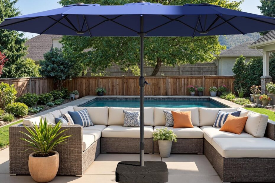Stay Cool in Style: A Review of the Patio Umbrella with Tilt & Crank Mechanism
