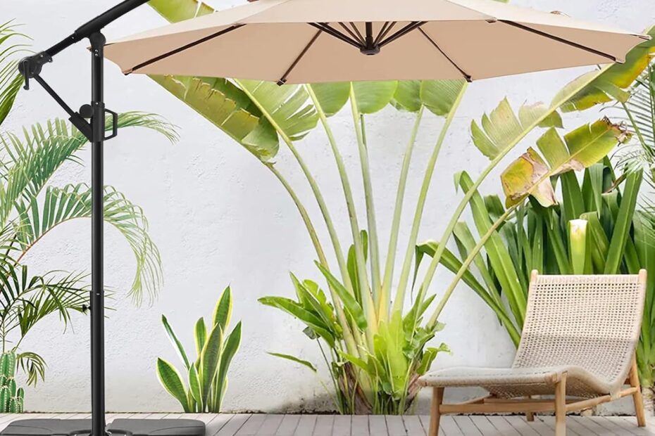 Stay Cool in Style: BLUU WUFF 10ft Patio Offset Umbrella Review