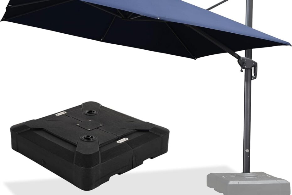 Stay Cool in Style: PURPLE LEAF 10ft Cantilever Umbrella Review