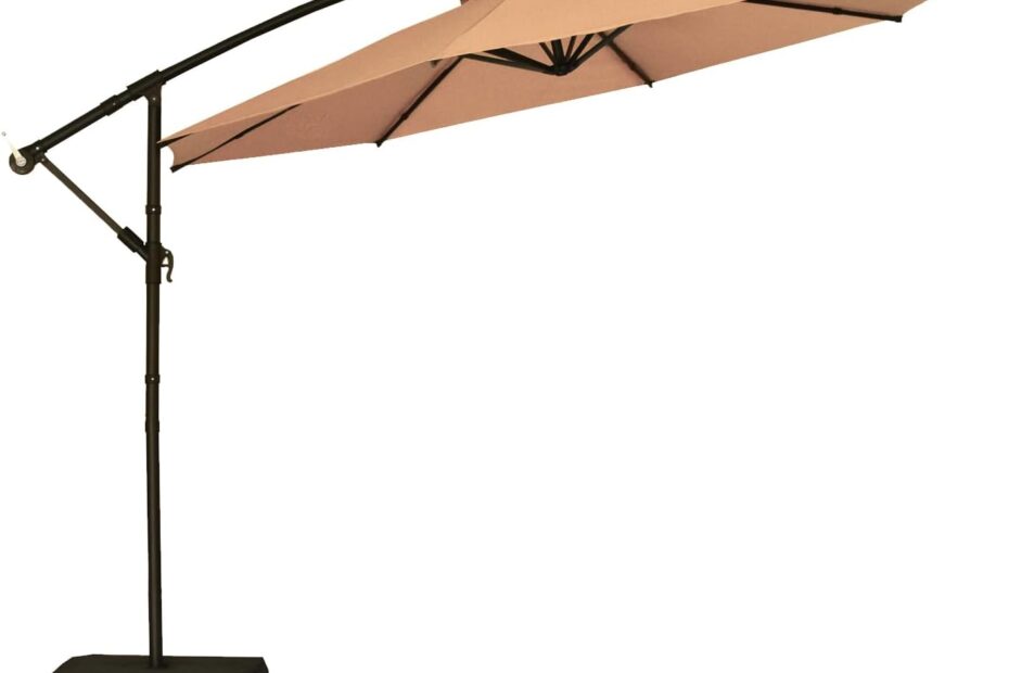 Stay Cool in Style: Review of the Mapleleaf 10ft Offset Patio Umbrella