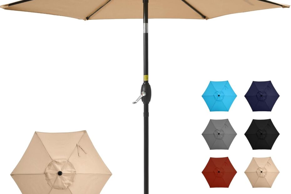 Stay Cool in Style: SUNVIVI Outdoor Patio Umbrella Review