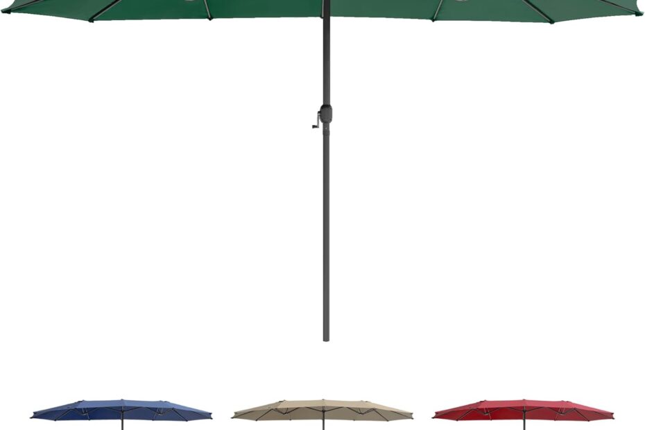 Stay Cool in Style: TECYFNTLN Double Sided Outdoor Umbrella Review