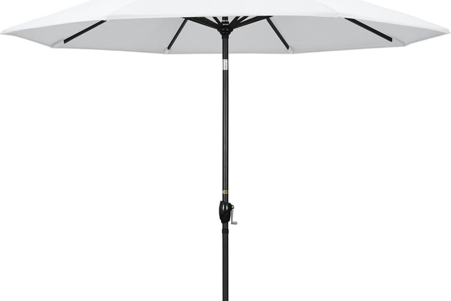 Stay Cool in Style: The California Umbrella 9' Round Aluminum Market Umbrella Review