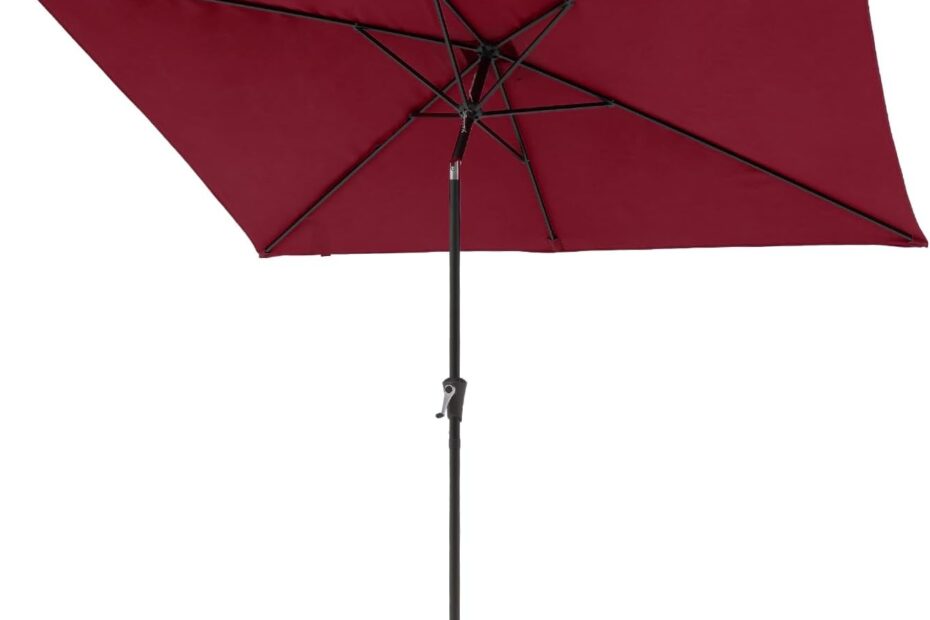Stay Cool in Style: The COBANA 6.5 x 10 ft Patio Umbrella Review