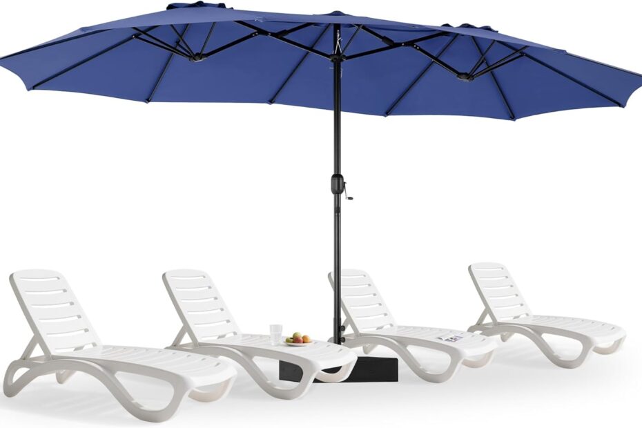 Stay Cool in Style: The SMUG Large Patio Umbrella Review