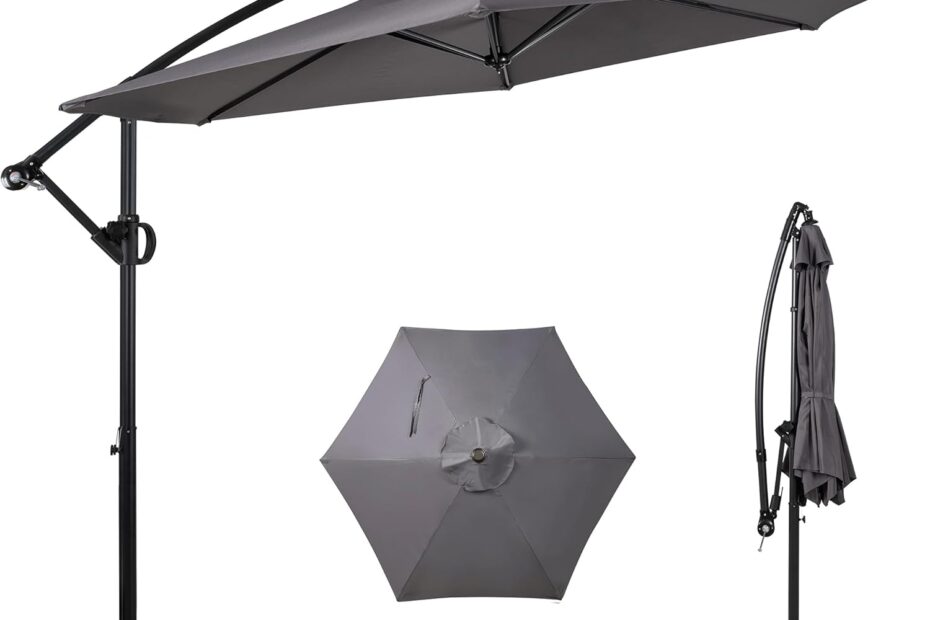 Stay Cool This Summer: Shintenchi Patio Offset Umbrella Review