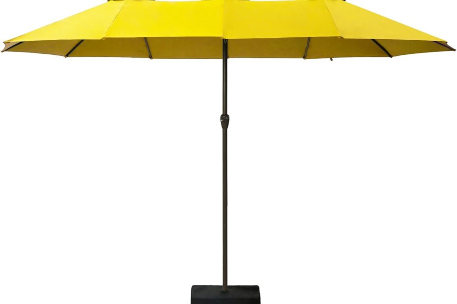 Stay Shaded in Style: Review of the 15ft Heavy-Duty Patio Umbrella